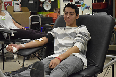 National Honor Society Holds Blood Drive with American Red Cross