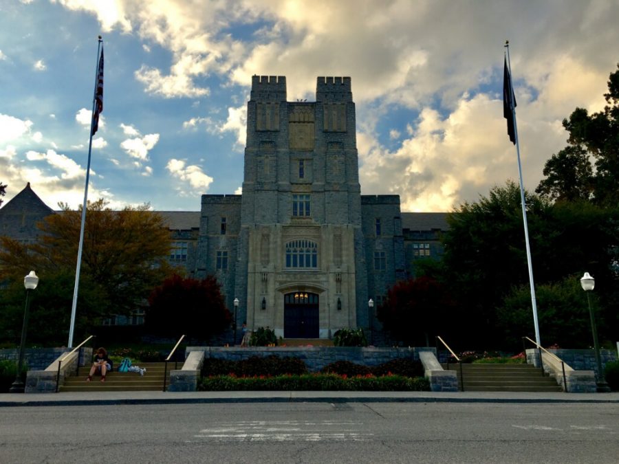 Buress Hall at Virginia Tech University. Photo by Grace Robinson