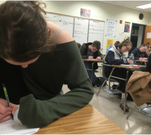 Students quiz in an AP Calculus class-a class with no associated SOL.