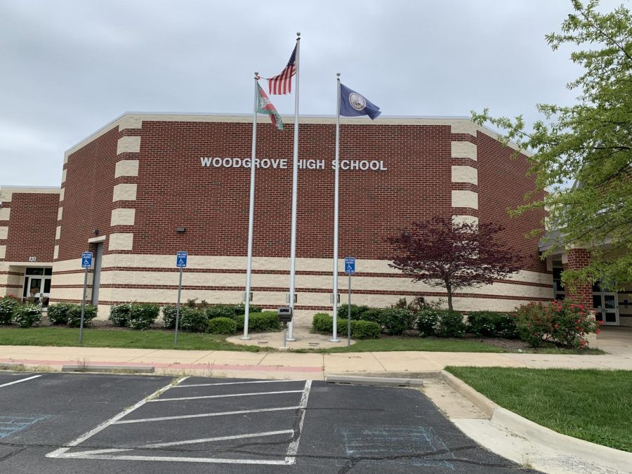 Woodgrove High School during the school closure. Photo taken by Mia Cammarota. 