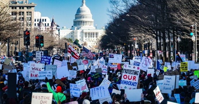 Biden Supporters take to the streets of DC to celebrate his win.
Photo - Creative Commons