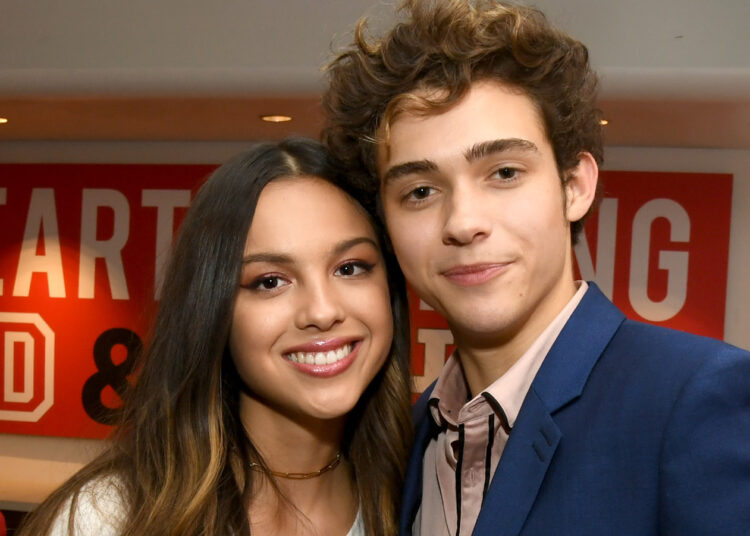 Olivia Rodrigo with her assumed ex-boyfriend, Joshua Bassett, both famously known
Disney Plus show High School Musical the Musical “The Series”. 

