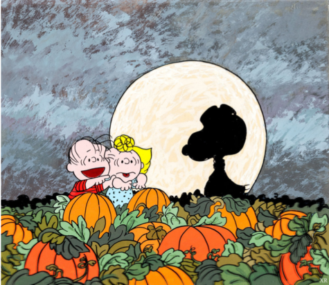 Linus and Sally spotting Snoopy at the pumpkin patch in “It’s the Great Pumpkin, Charlie Brown” (1966).
