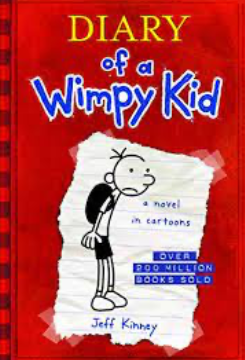 Diary of a Wimpy Kid, image provided by Creative Commons. 