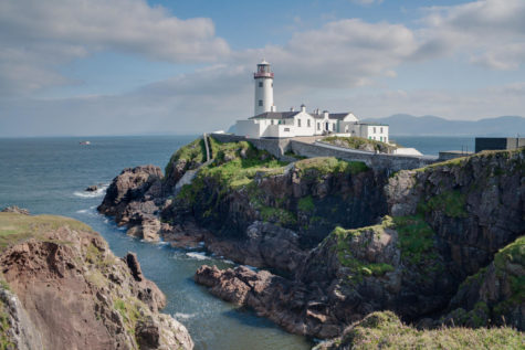 A lighthouse in Fanad, Ireland, located on the north coast of the country. Photo provided by Creative Commons.