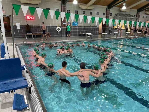 Varsity Swim meet 2022 at Ida Lee Recreation Center.  Photo provided by Tami Carlow.
