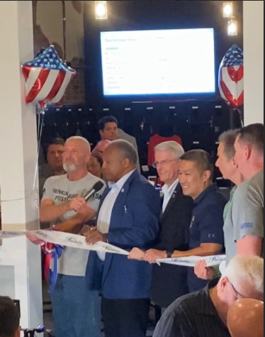 Ribbon cutting ceremony at the American Legion in Purcellville for their new renovation. Photo provided by the American Legion.