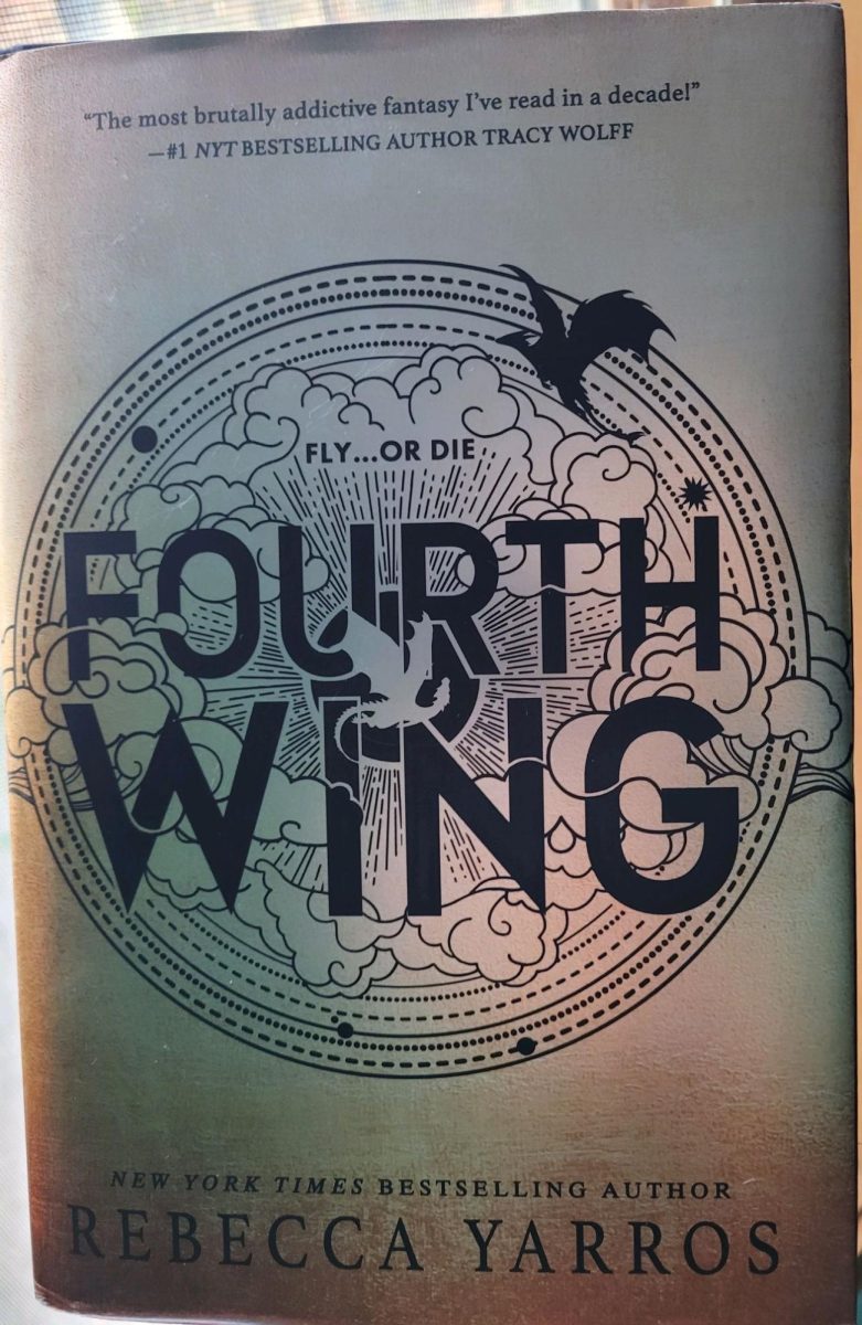 The hardback edition of Fourth Wing.