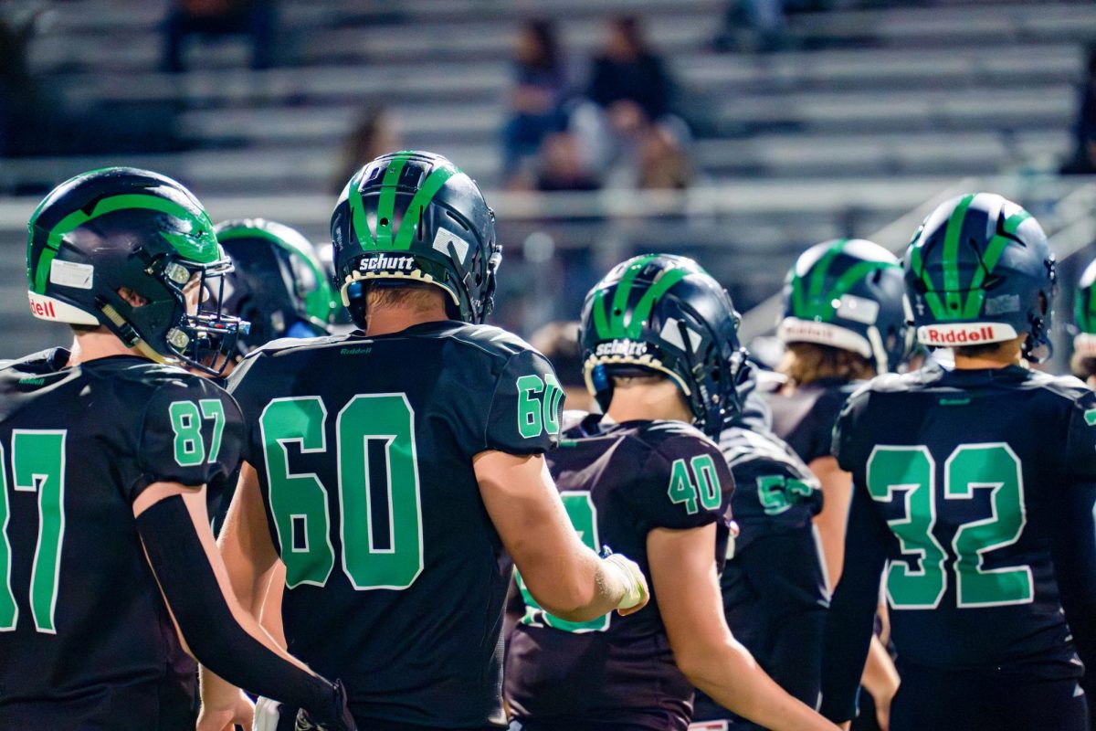Woodgrove football before their game against Briar Woods on October 20, 2023. Photo provided by Sam Mesecar.