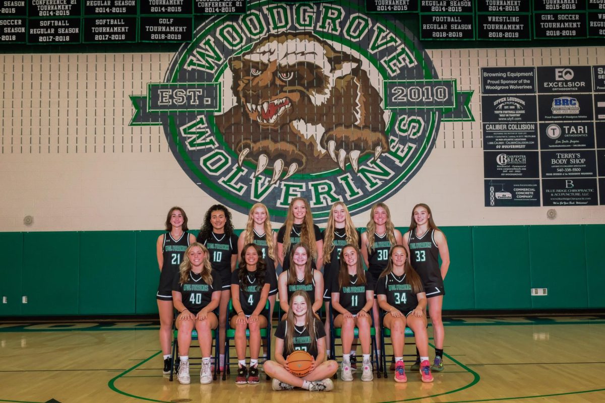 Photo of the girls varsity basketball team. Photo provided by Lifetouch.