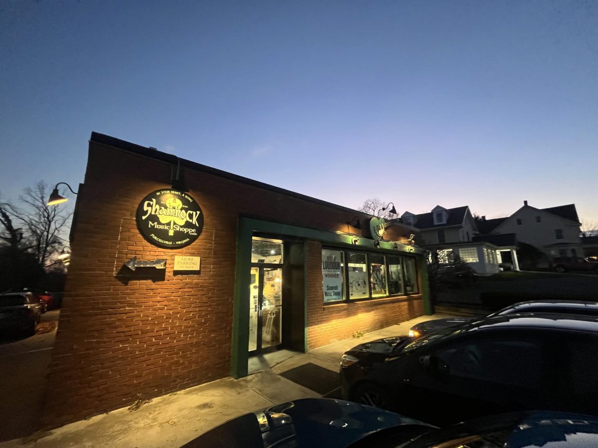 Shamrock Music Shoppe in Purcellville, Virginia. Photo provided by Noah Brown.