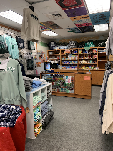 The inside of Woodgrove’s student store, The Den, in the 400 hallway. Photo provided by Carter Salas.