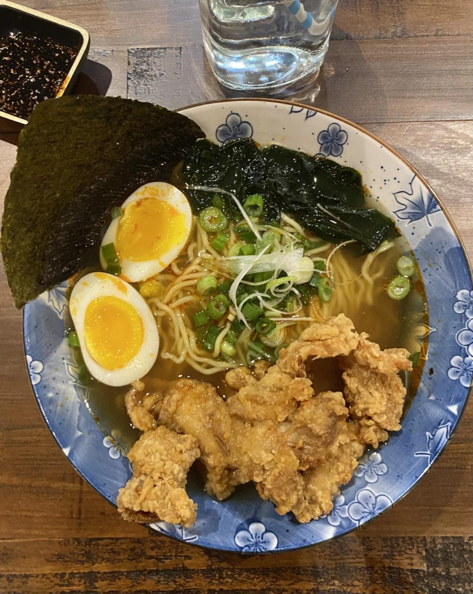 Koyo Ramen’s spicy shio ramen. Photo provided by Ava Welsh. 