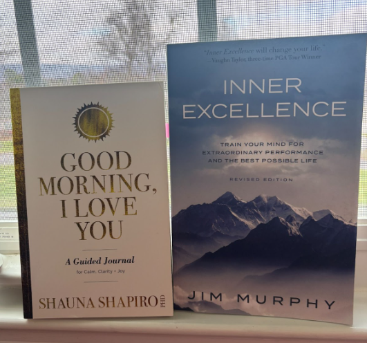 Self help books that guide each and every one of us to a happier and healthier life filled with gratitude. Photo provided by Noelle Roy. 