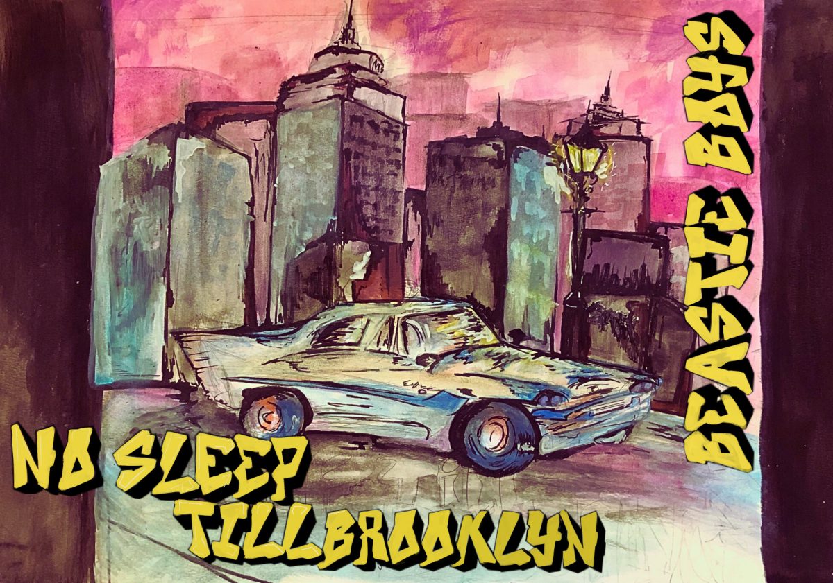 Photo of Emily Macduffees album cover art from the album cover graphic design project. Artwork created by Emily Macduffee 