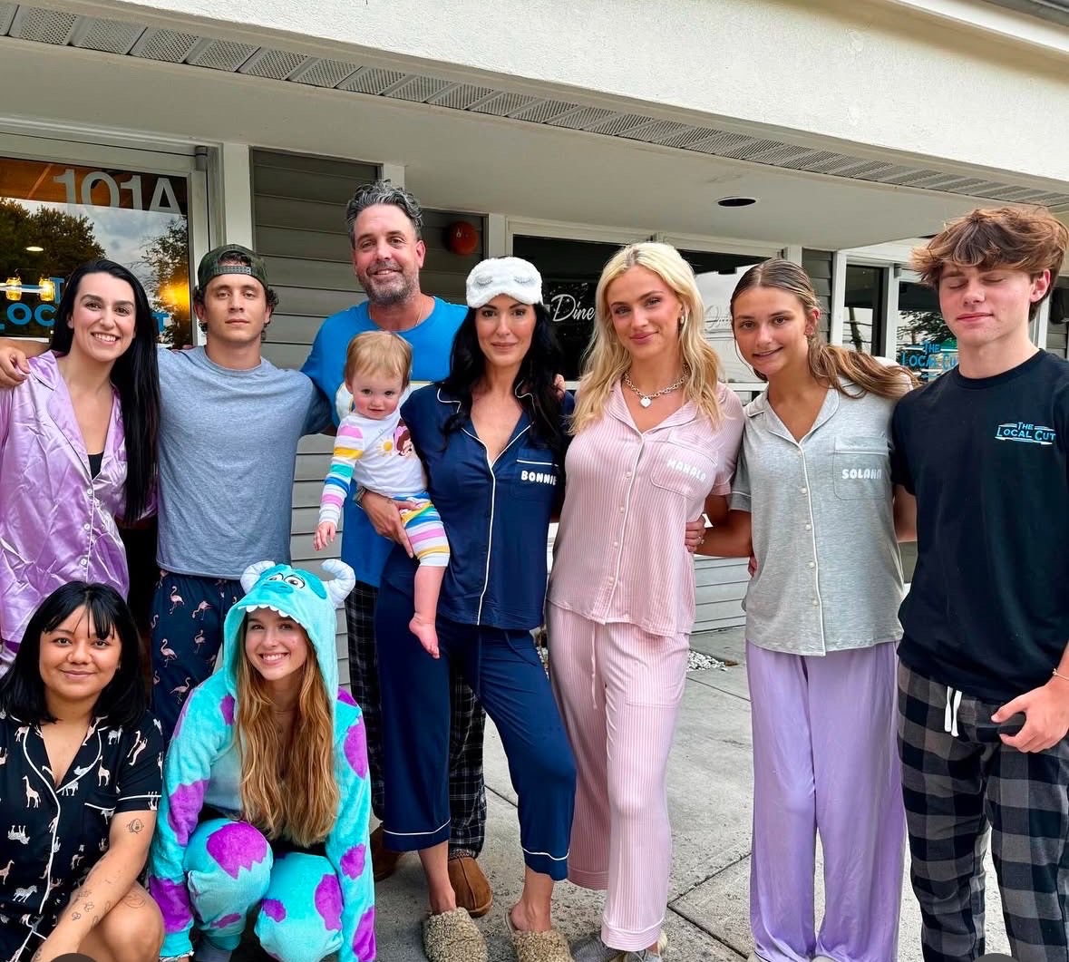 Solana Mejias at her work participating in a Pajama day at The Local Cut. Photo provided by Solana Mejias.
