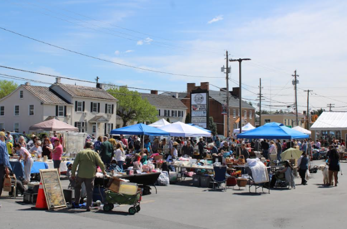2024 Berryville Big Flea vendors. Photo provided by Andrew Robertson. 